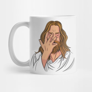 Frustrated Jesus // Funny Jesus Illustration Mug